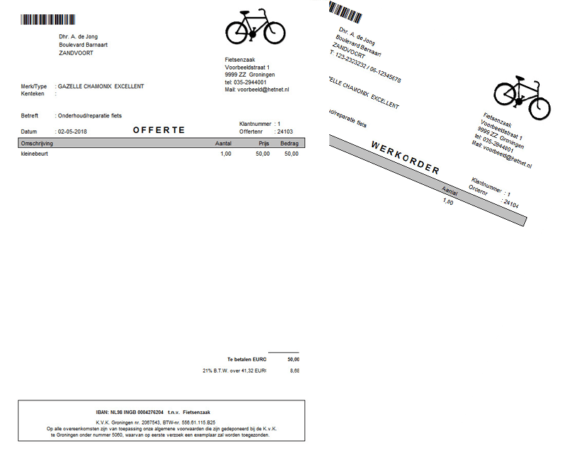 fietsenwinkel kassasoftware, voorraadsysteem fietsenwinkel, fietsenwinkel kassa