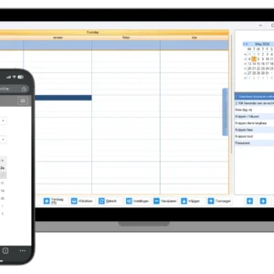 Cloud agenda + mobiele app | Voordeligekassa
