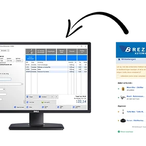 garage software leveranciers / grossier koppeling
